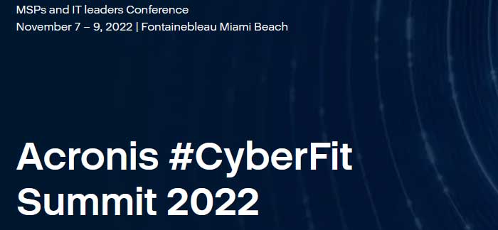 Acronis #CyberFit Summit
